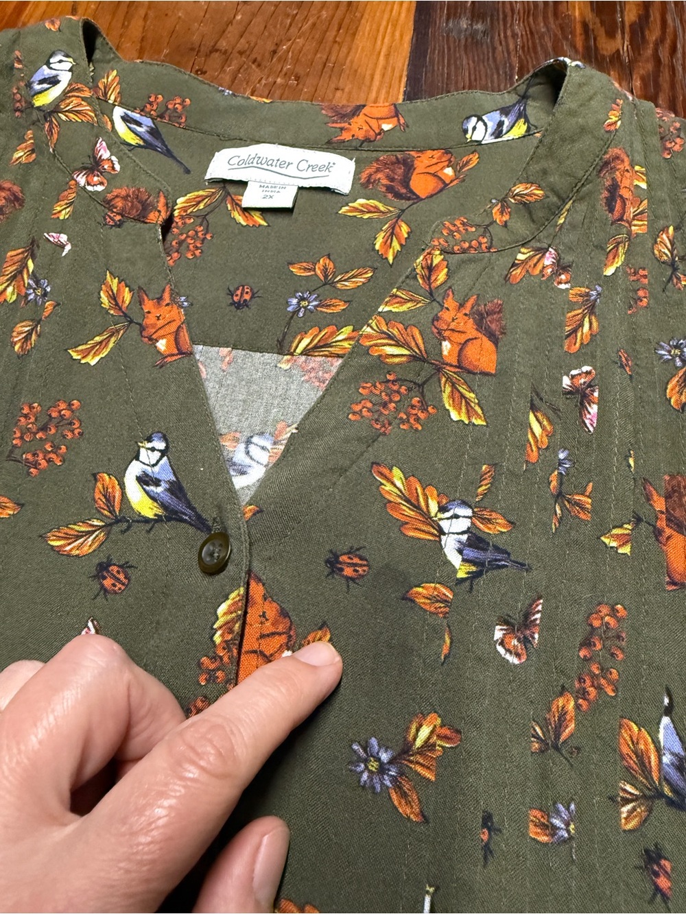 Coldwater Creek 2x top —perfect for fall - Picture 6 of 6